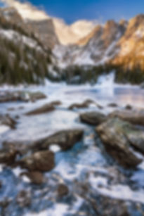 fine art print of Rocky Mountain National Park image - Dream Lake & Hallet Peak Landscape Photography Print by Daniel Forster