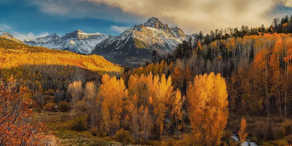 Mount Sneffels Image - San Juan Mountains Autumn Photo - Colorado Fall Colors Picture - Landscape Prints by Daniel Forster