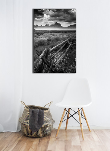 Black and White Fine Art Photo - Grand Teton National Park