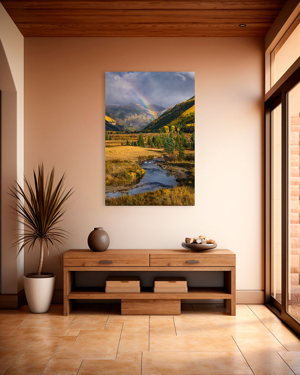 foyer mockup of San Juan Mountains Photo - Telluride Colorado Landscape Photography