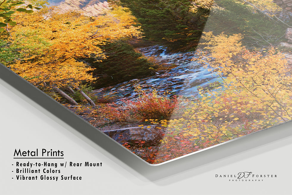 Thumbnail: metal print of Crystal Mill Autumn Fine Art Photography Print - Colorado Fall Colors Photo by Daniel Forster Photography