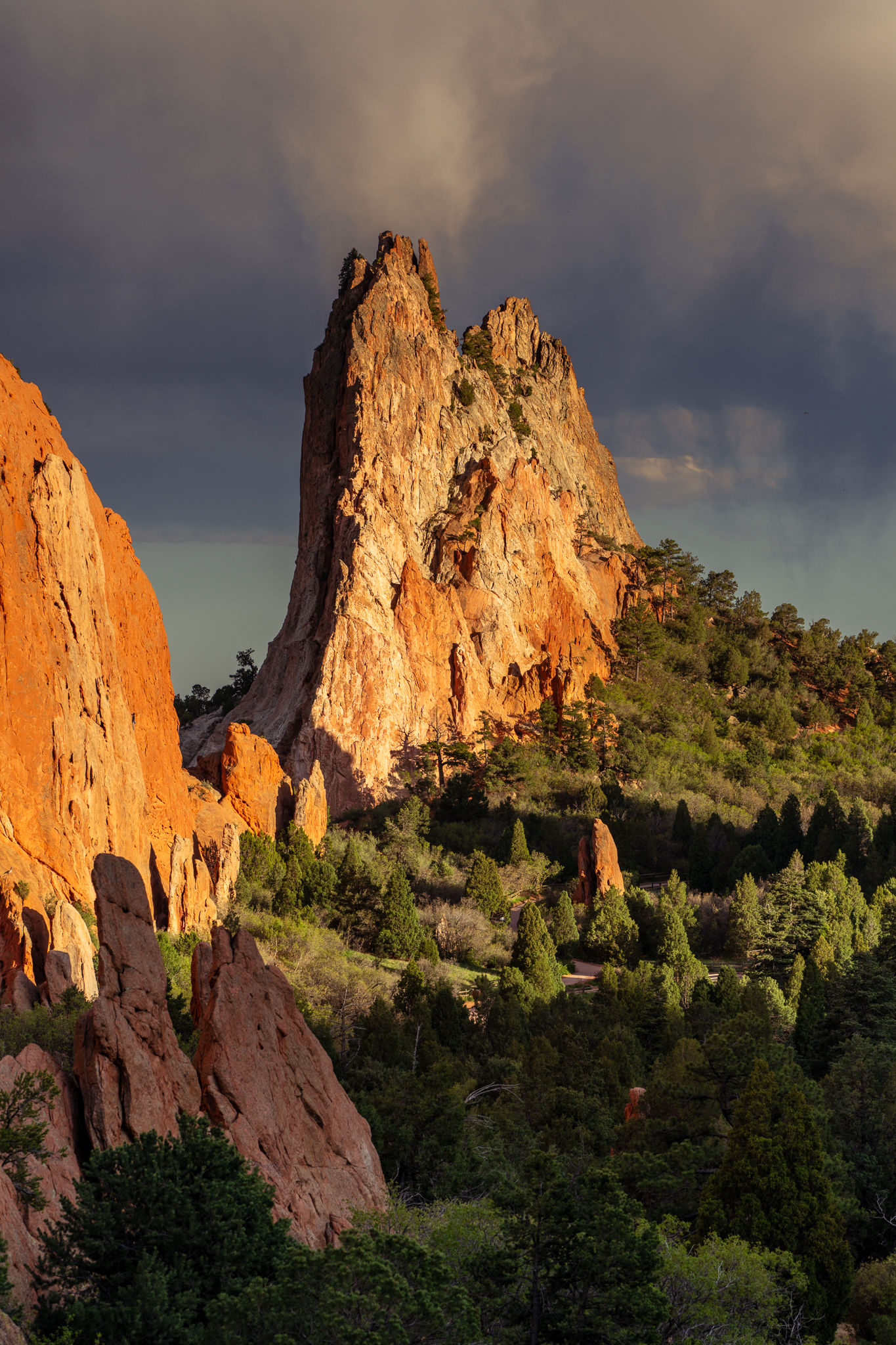 Cathedral Rock Photo - Garden of the Gods Fine Art Print - Landscape Photography by Daniel Forster