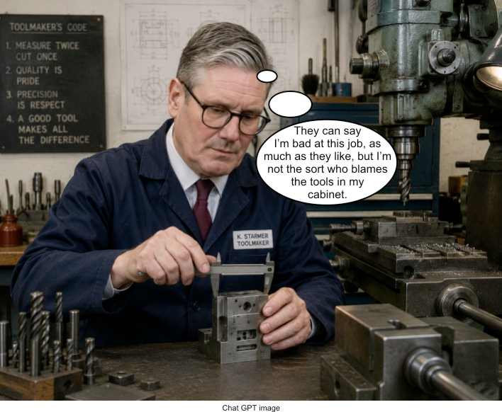 The only one who could ever reach me, was the son of a toolmaking man 