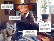 The window licking leader of the free world