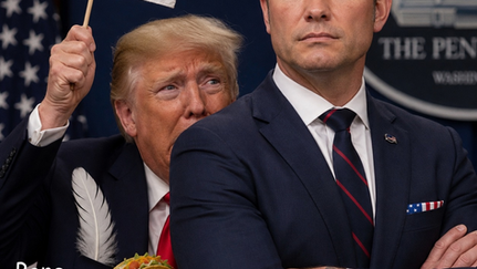 A more accurate depiction of Trump's 'war hero' AI pic
