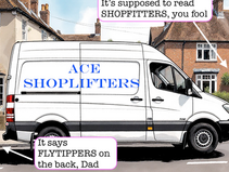 The crap signwriter did his best 