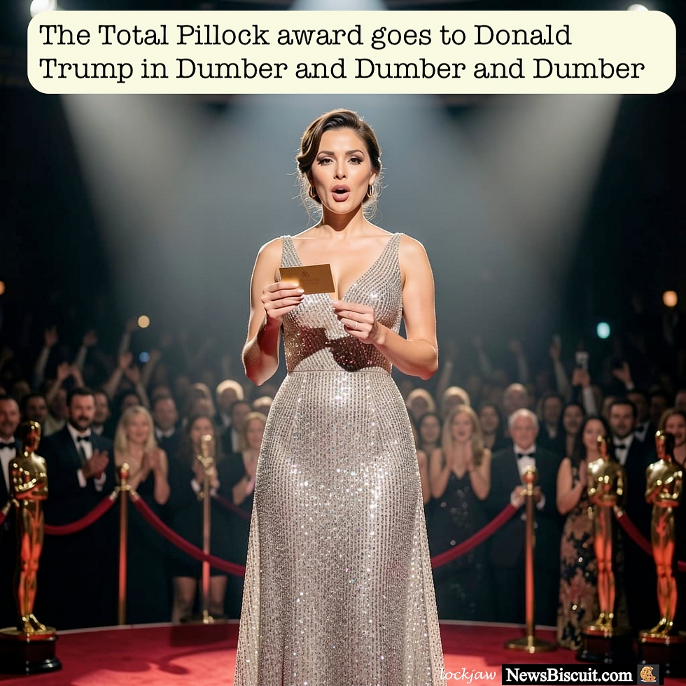 At a real world award ceremony ... 