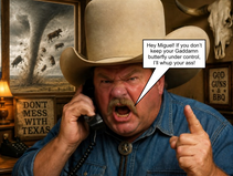 If a butterfly flaps its wings in Brazil, it can set off a tornado in Texas 