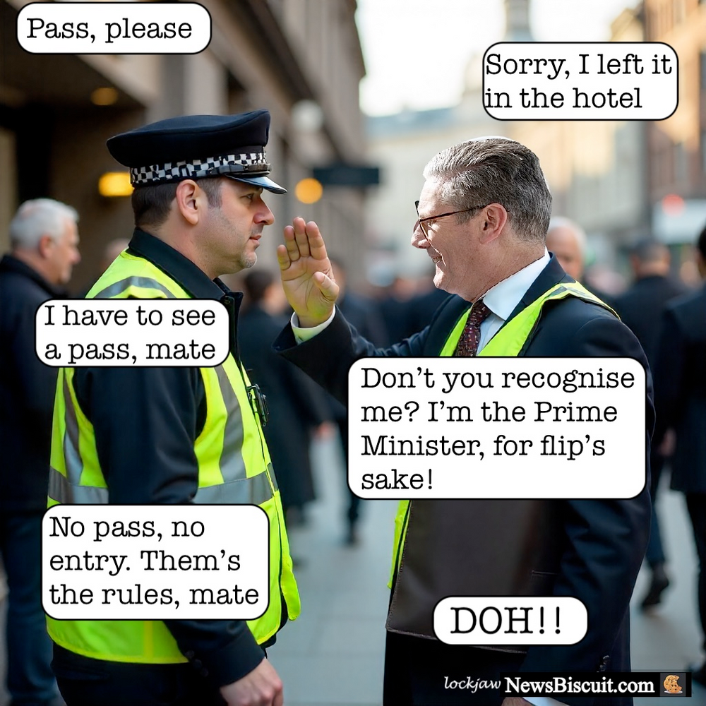 Hoist by his own petard