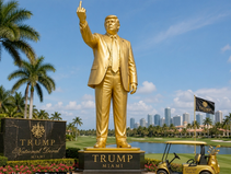 Statue of USA's 'dear leader' erected in Miami