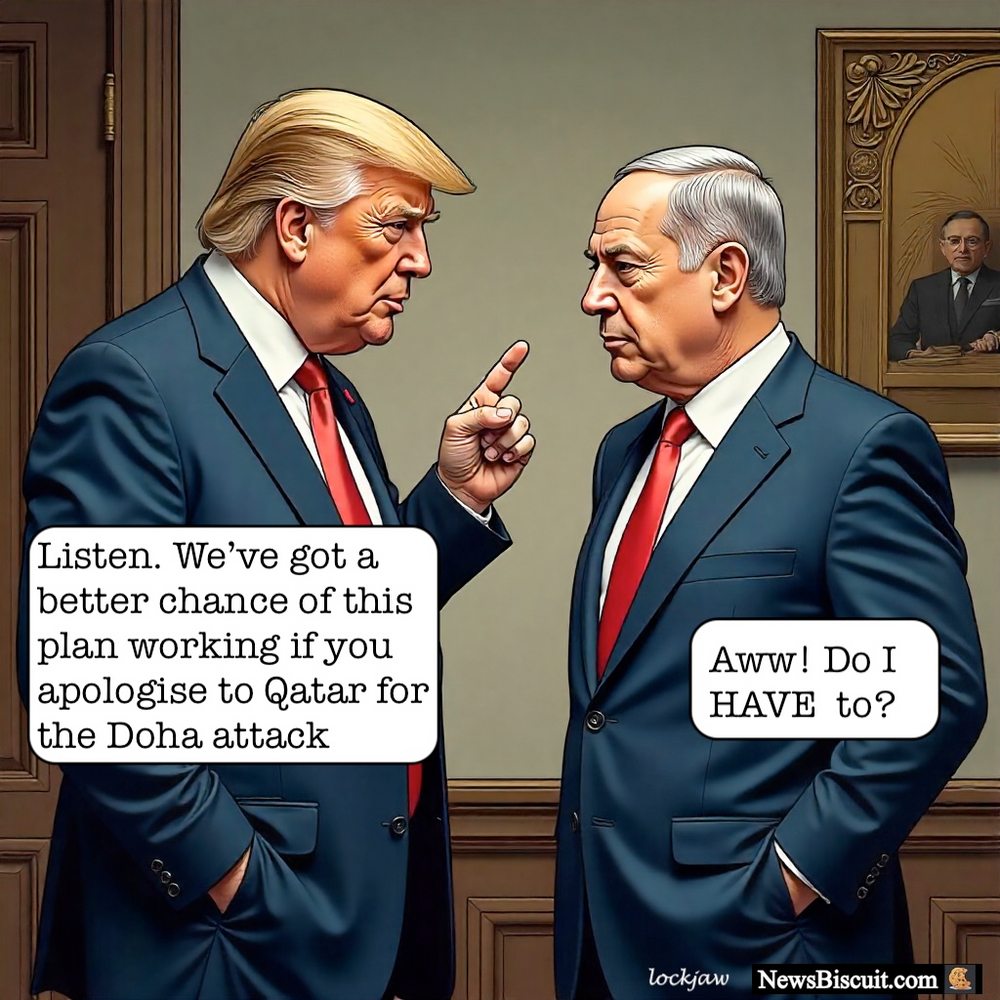 'Play nice, for a change, Bibi'