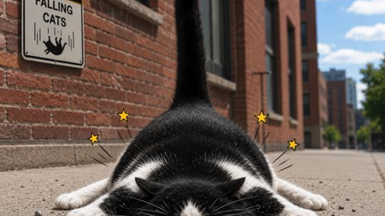 Cat demonstrates the Burnham Bounce