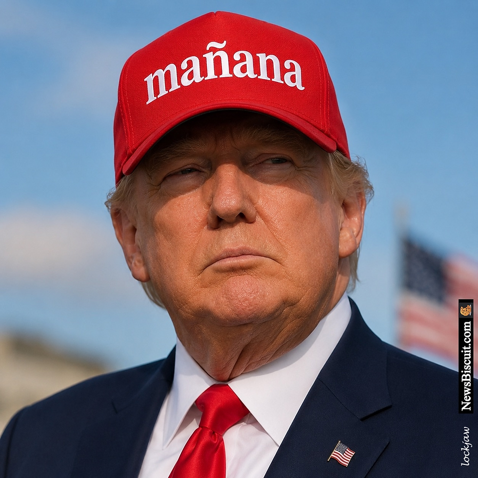 OUT NOW: merch from the man who can't resolve the Iran debacle