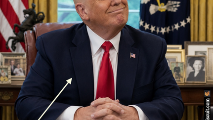 Trump sports the new FIFA look 