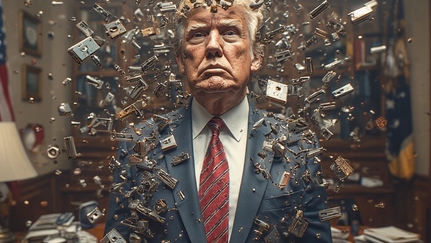 Methinks the Donald doth protest too much