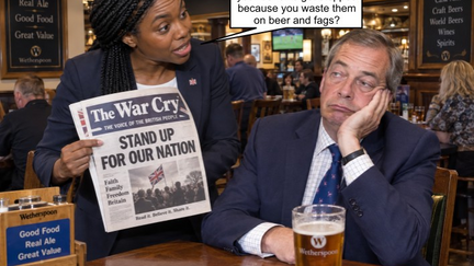 And the Sally Army band played on 