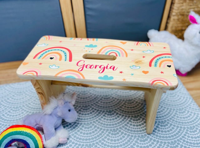 Thumbnail: Personalised Dinosaur Stool