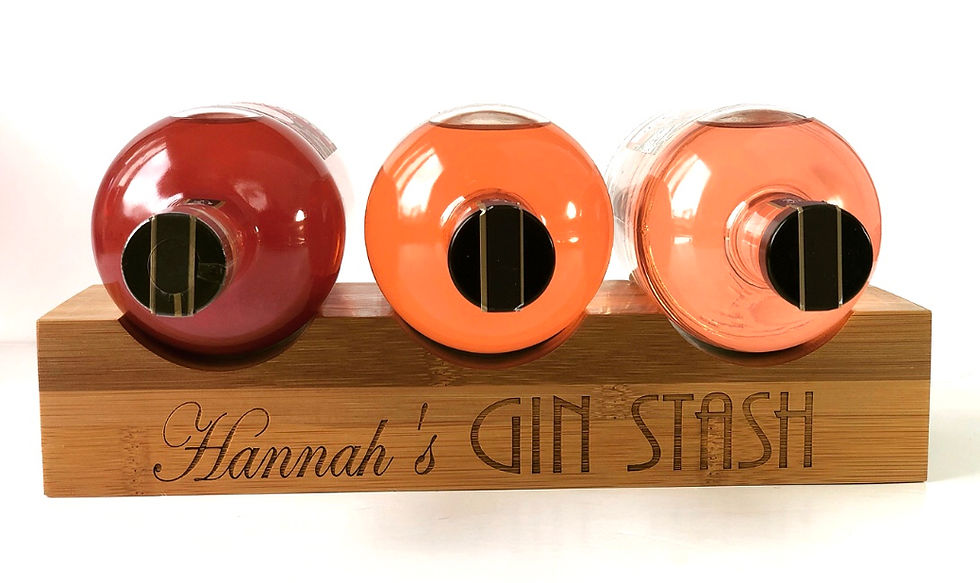 Thumbnail: Personalised Gin Bottle Holder