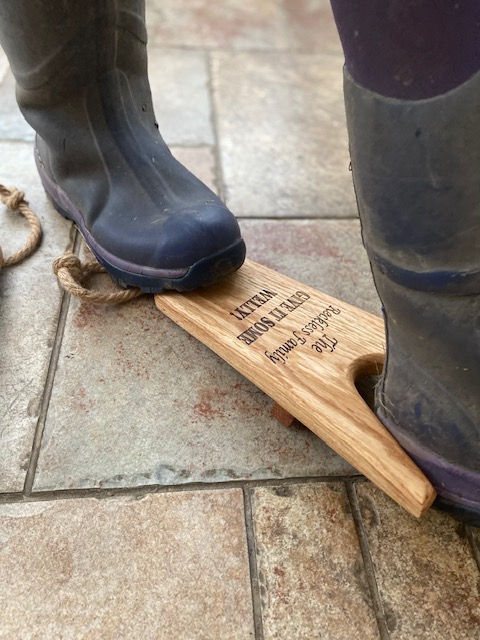 Thumbnail: Personalised Solid Oak Boot Jack