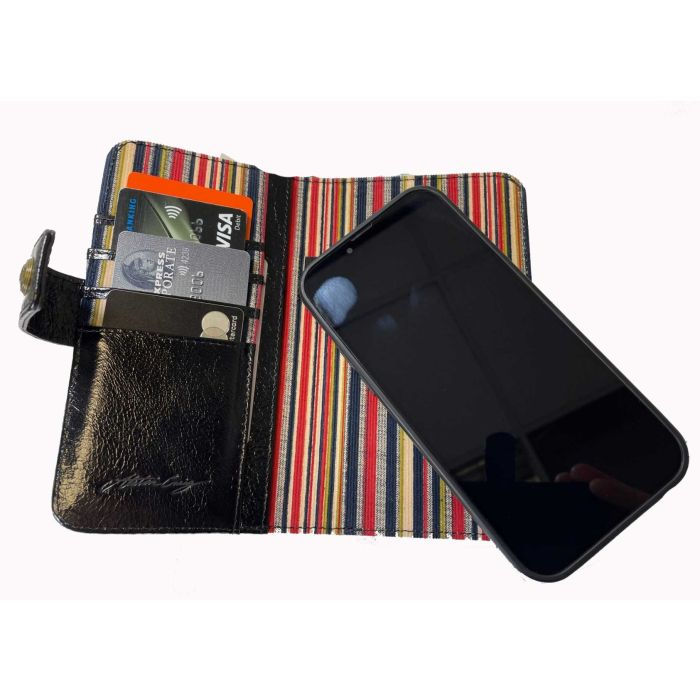 Thumbnail: Alston Craig Magnetic Vintage Leather Wallet for iPhone 15 Plus