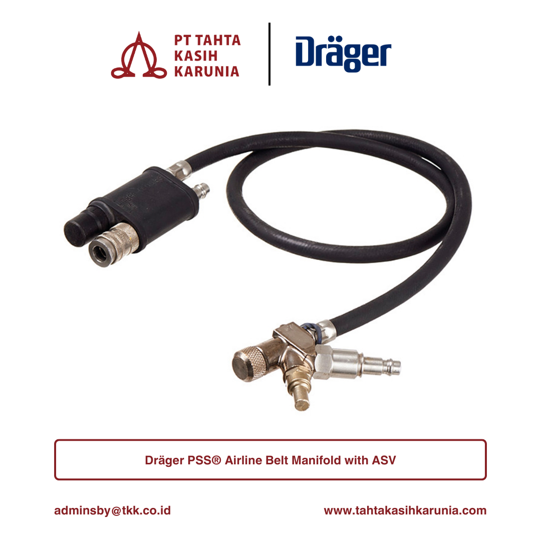 Dräger PSS® Airline Belt Manifold with ASV