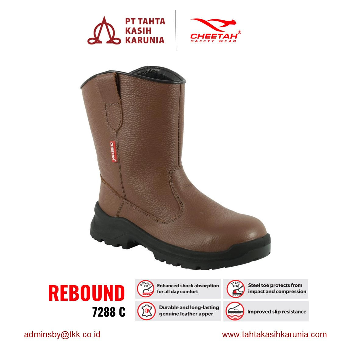 CHEETAH Safety Shoes 7288C Rebound Black