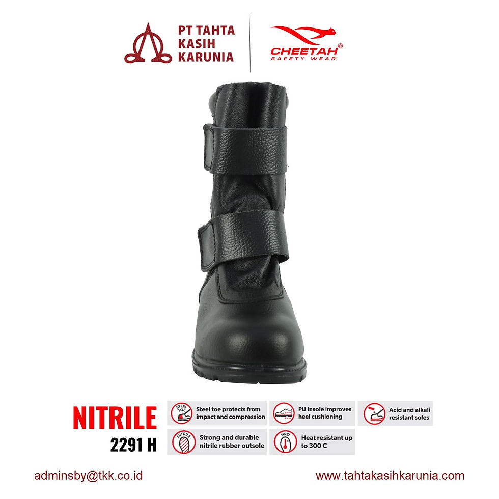 Thumbnail: CHEETAH Safety Shoes 2291 Nitrile Black