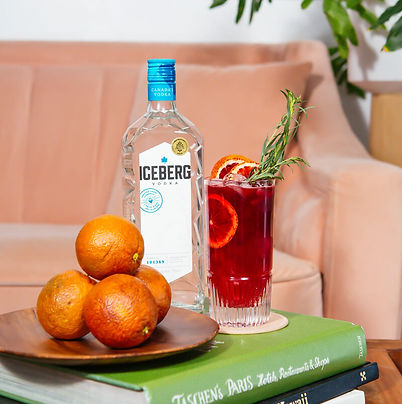 Spring Beet Juice & Blood Orange Spritz 