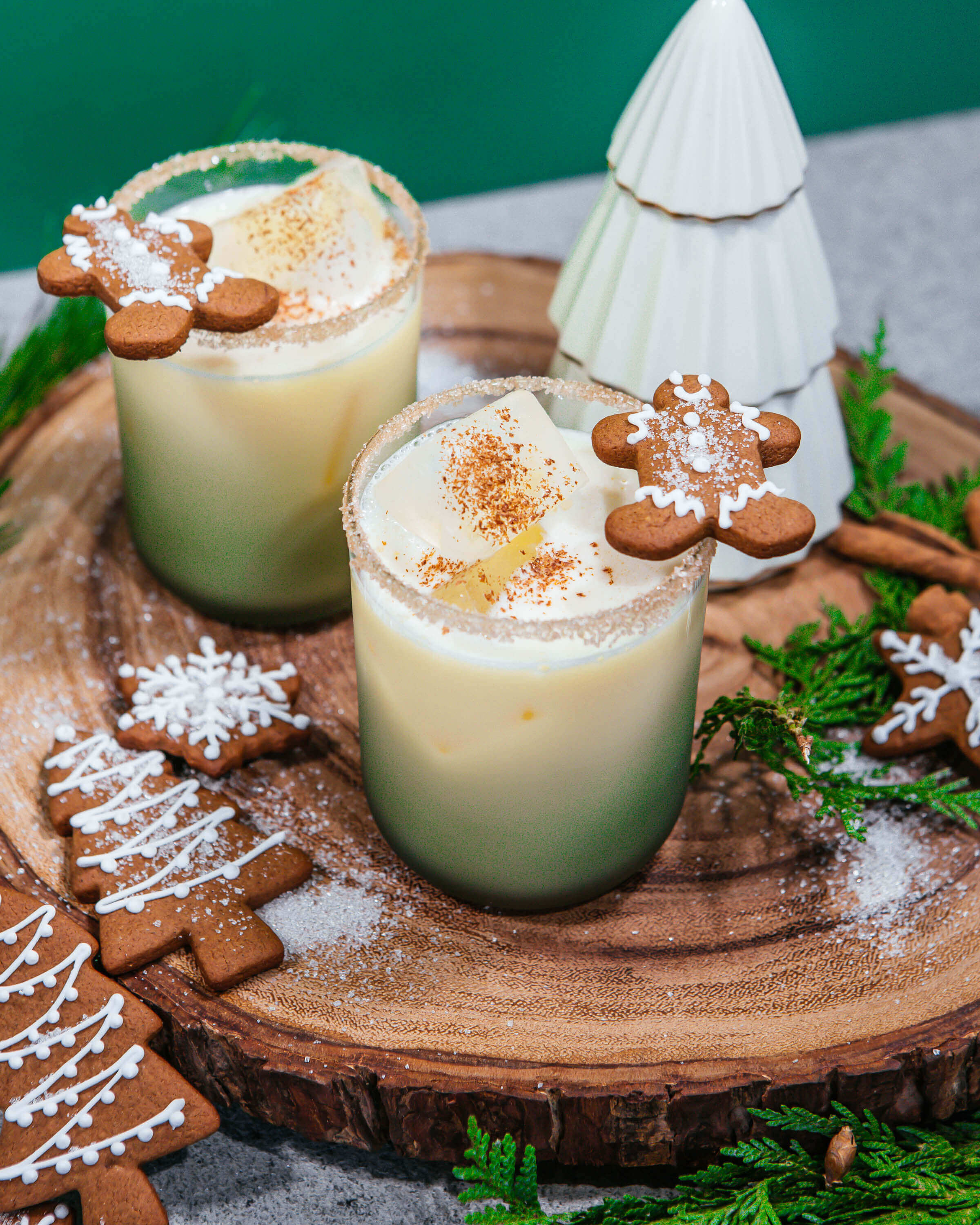 Spiced Gingerbread Eggnog