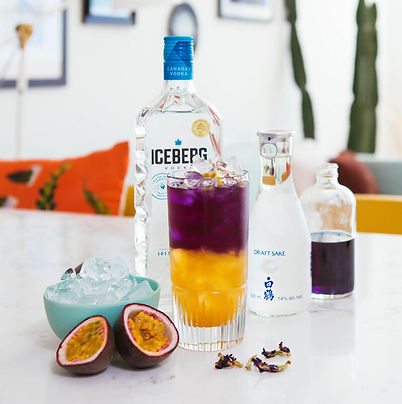 Butterfly Pea Flower Spring Sunset