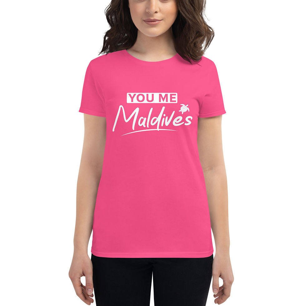 Thumbnail: You Me Maldives Turtle - Women's short sleeve t-shirt