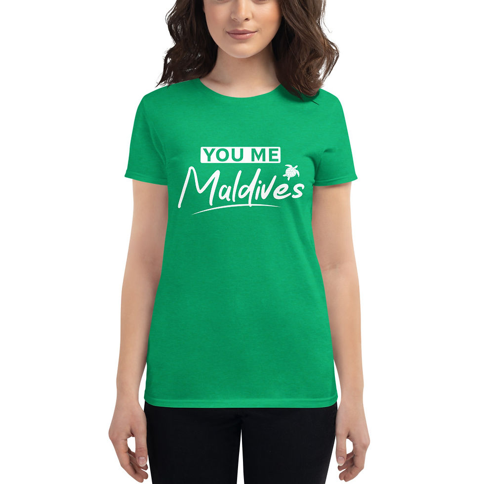 Thumbnail: You Me Maldives Turtle - Women's short sleeve t-shirt