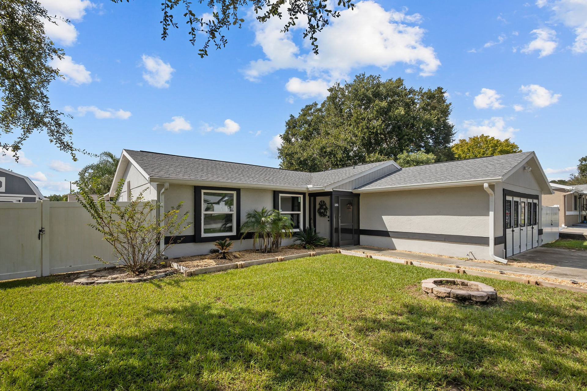 outdoor side view of 1520 piney branch, sunny beautiful scape