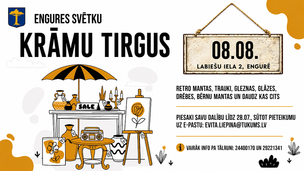 KRĀMU TIRGUS ENGURĒ