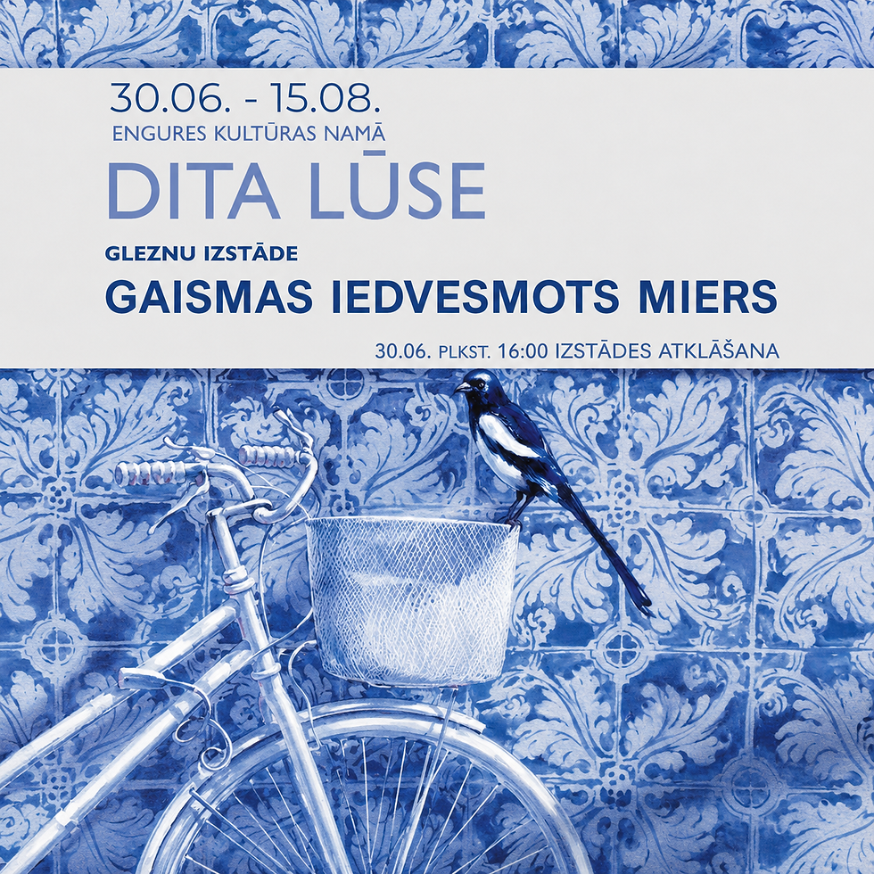 DITA LŪSE, gleznu izstāde "Gaismas iedvesmots miers"