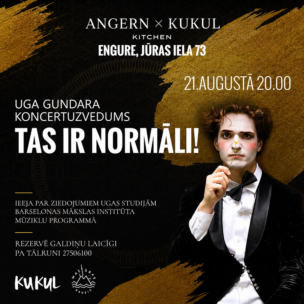 UGA GUNDARS "Tas ir normāli!"