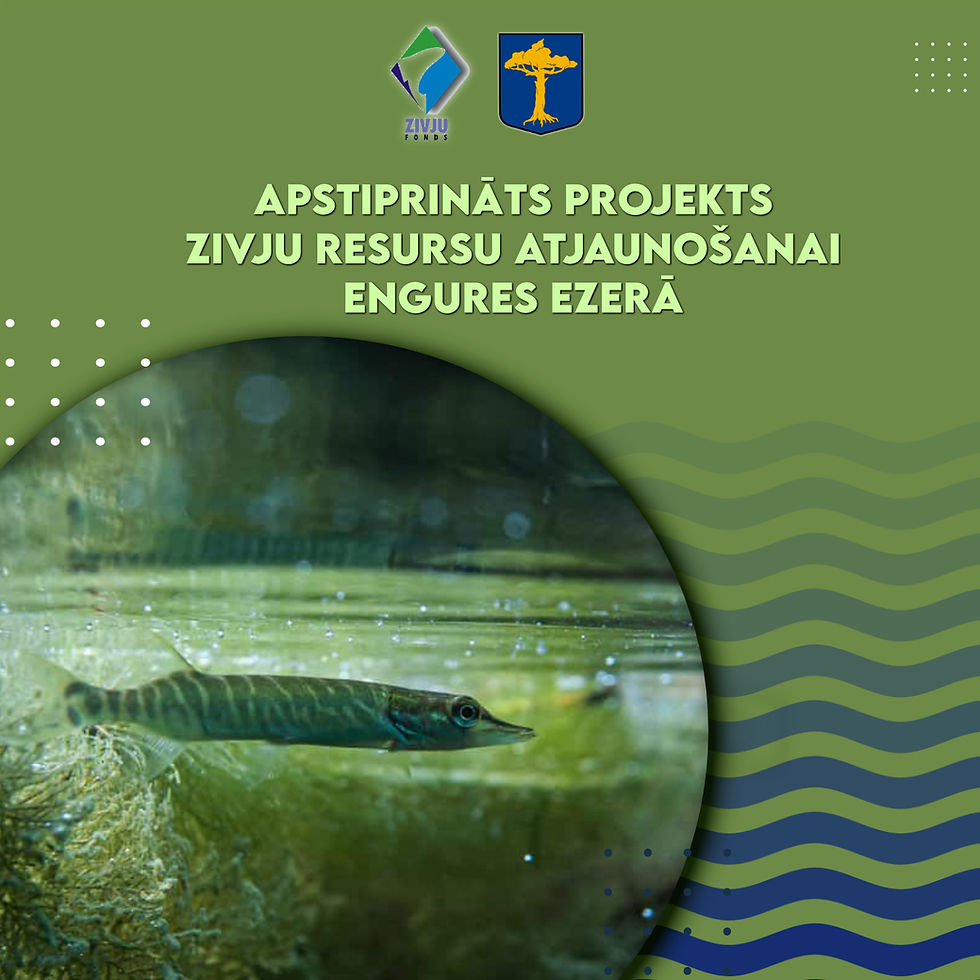 Lielisks jaunums dabai un visiem ūdens tuvuma cienītājiem!