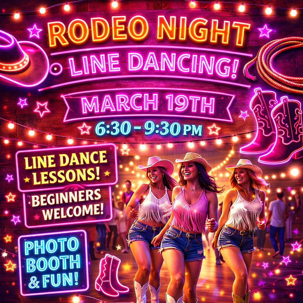 Rodeo Night- Line Dancing with Amy! 