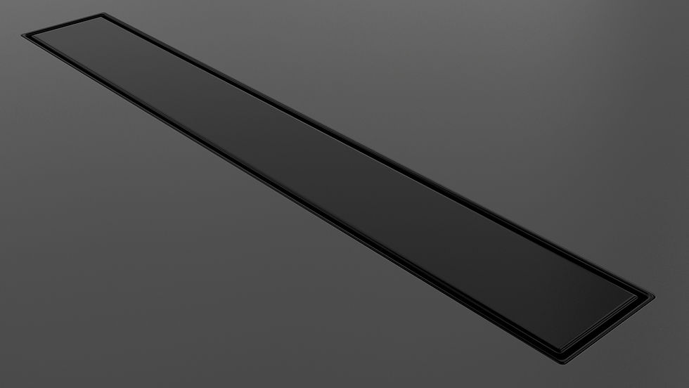 תעלת ניקוז דגם נאו שחור מט