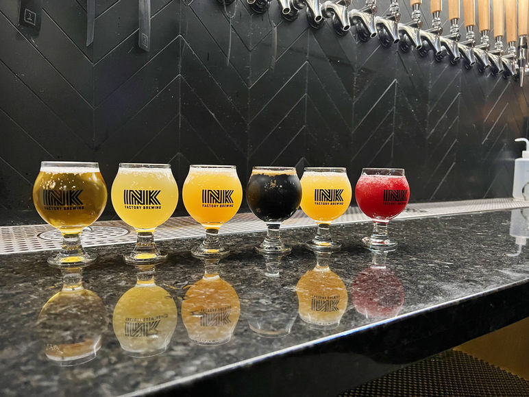 INK FACTORY BREWING FLIGHT