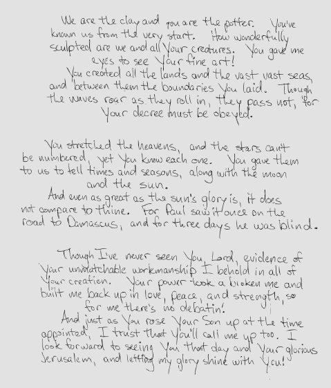 You the Potter / Poem