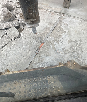 concrete removal and prep for new concrete pad residential and commercial old cocrete slab removal