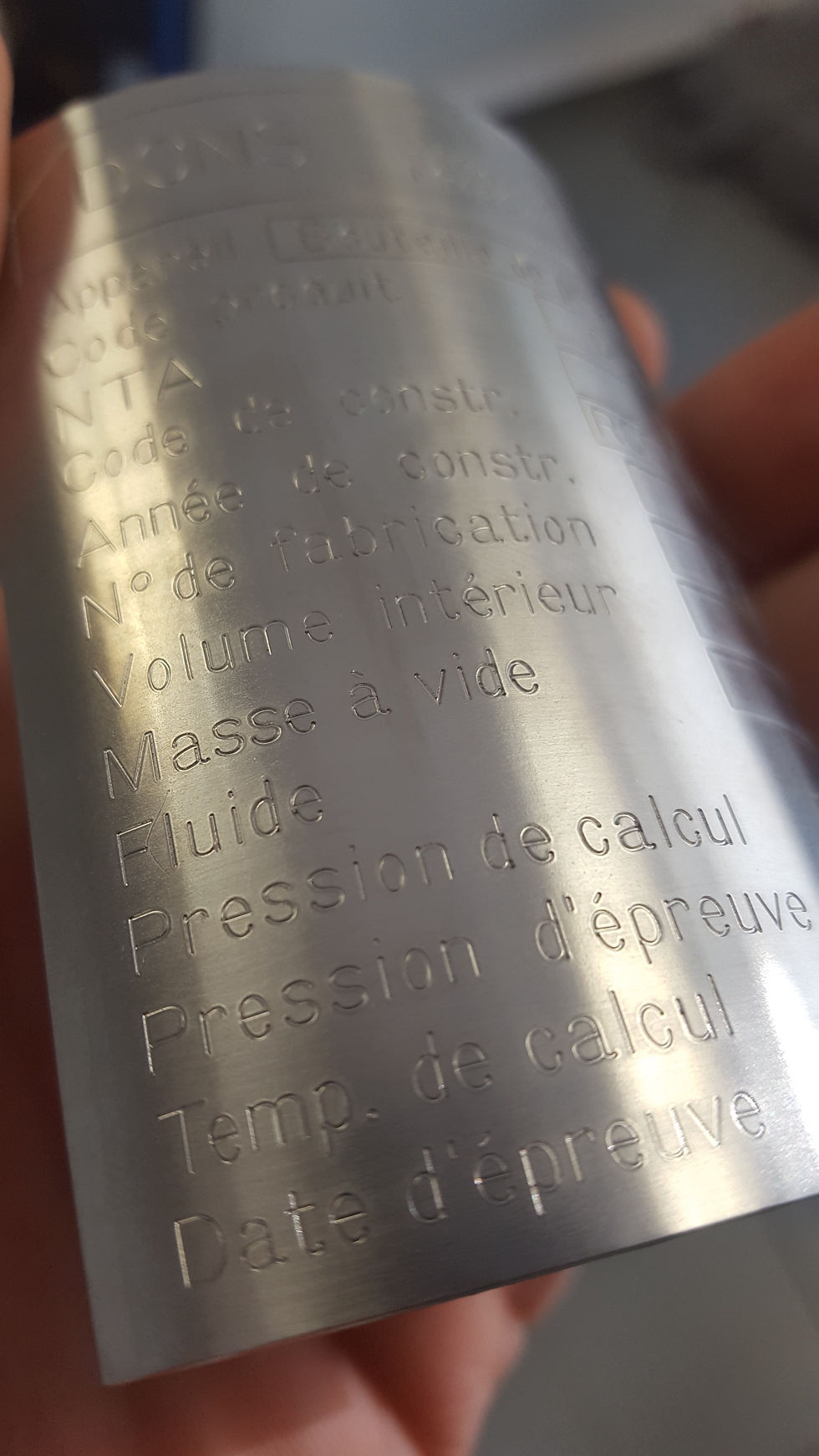 Plaque constructeur