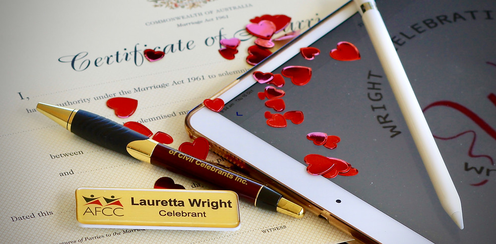 Lauretta Wright, authorised Marriage Celebrant with AFCC living in Hervey Bay, Queensland
