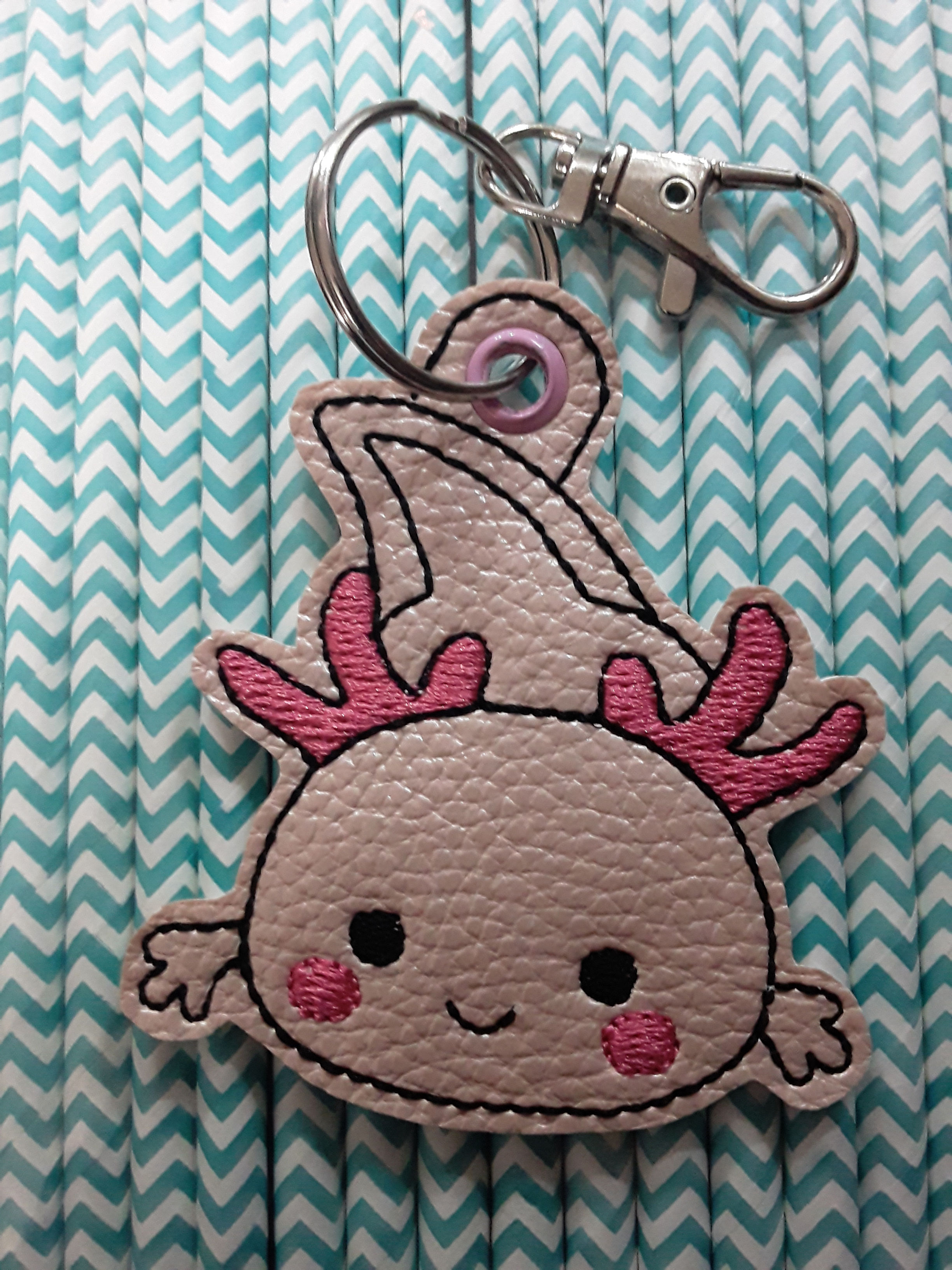  Axolotl Keychain/Bookmark
