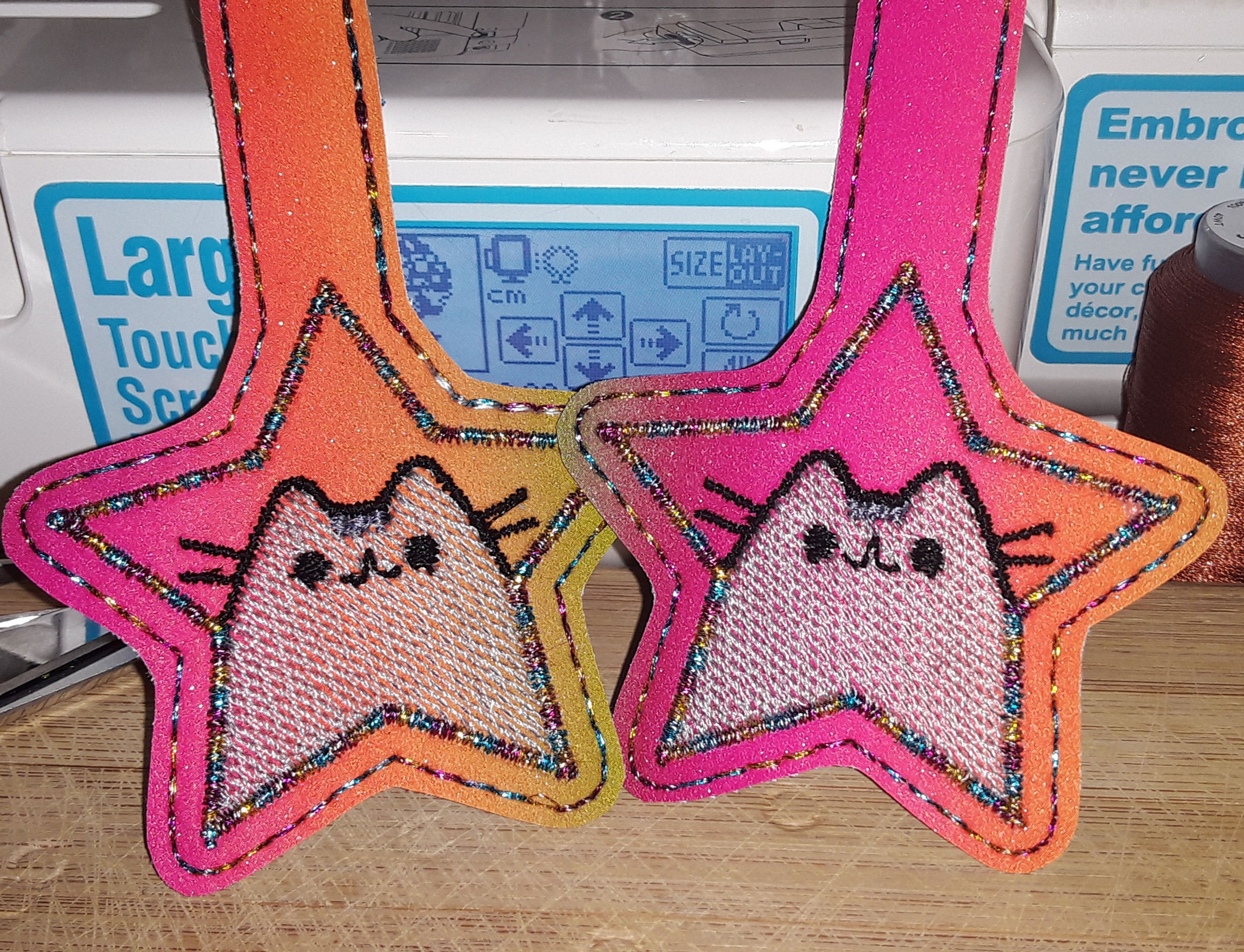 Star Kitty Keychain