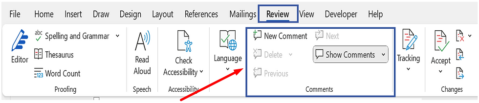 How to Track Changes in Word 2