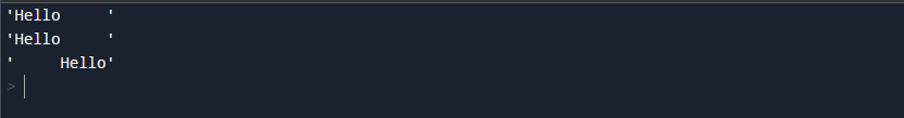 Python Format String - Field width and Alignment option