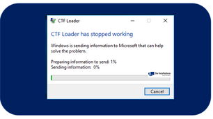 CTF Loader error – CTF Loader has stopped working on Windows 10