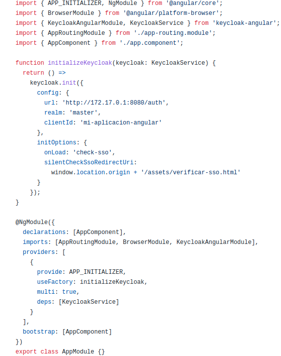 Keycloak in Angular Application